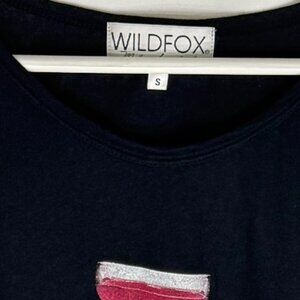 Wildfox NWOT Long Sleeve Champagne Tee
